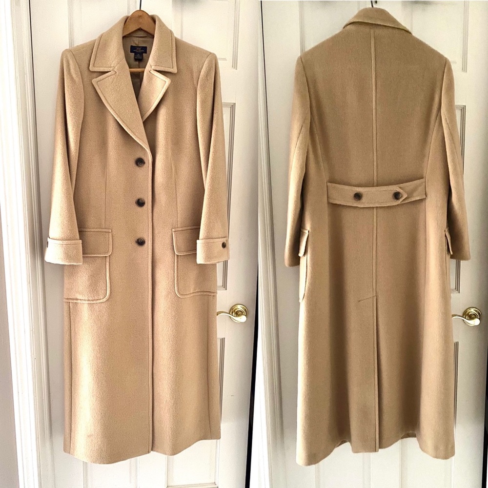 SOLD! 💚Brooks Brothers Camel Hair Coat - Picture 2 of 11